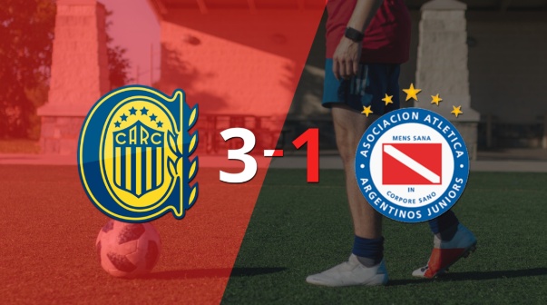 Gran victoria de Rosario Central sobre Argentinos Juniors por 3-1