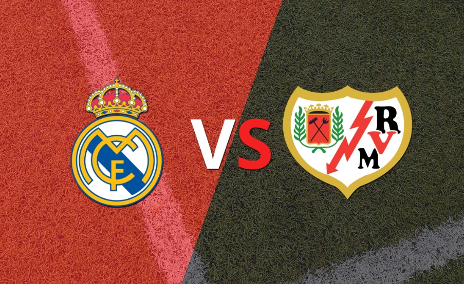 Real Madrid y Rayo Vallecano llegan al segundo tiempo sin goles