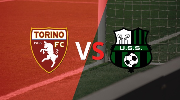 Torino y Sassuolo intentan romper el empate en el segundo tiempo