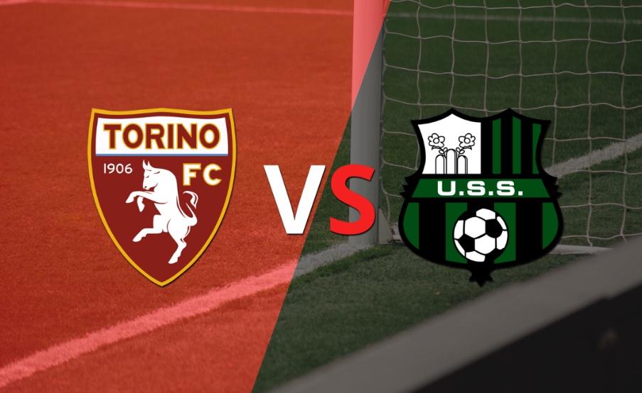 Torino y Sassuolo intentan romper el empate en el segundo tiempo
