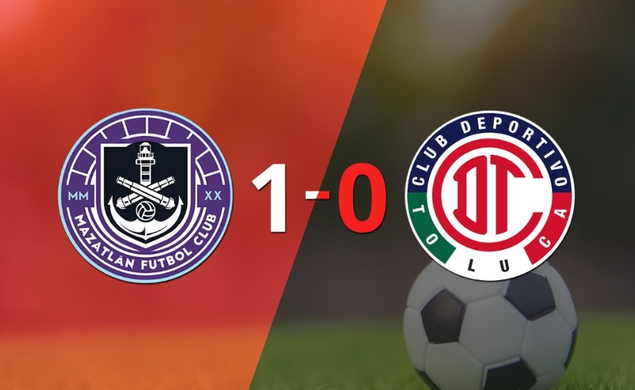 Con un solo tanto, Mazatlán derrotó a Toluca FC en el Kraken