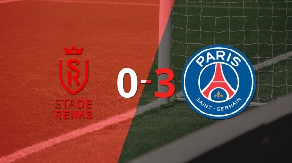 Kylian Mbappé marcó un hat-trick en la goleada 3-0 de PSG frente a Stade de Reims