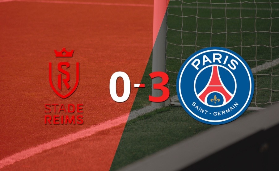 Kylian Mbappé marcó un hat-trick en la goleada 3-0 de PSG frente a Stade de Reims
