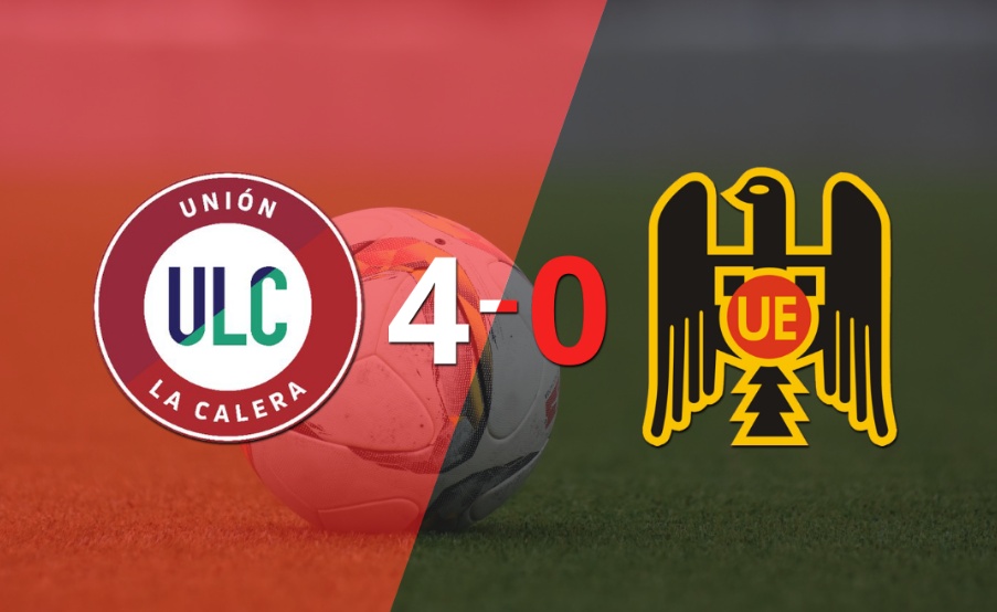 U. La Calera le pasó por encima 4-0 a Unión Española