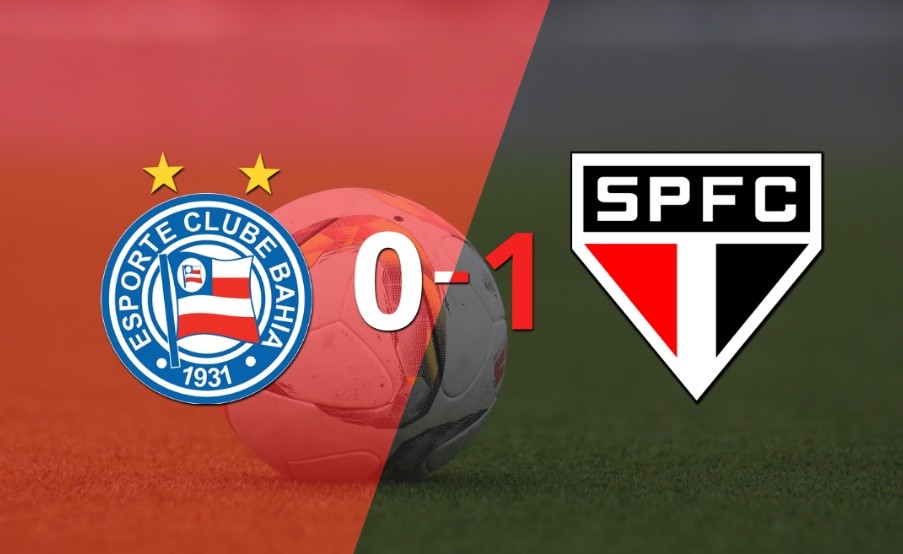 Bahia cayó en casa frente a São Paulo 1-0