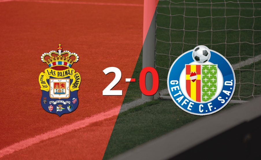 Con dos goles, UD Las Palmas se impuso a Getafe en el estadio Gran Canaria