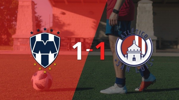 A pesar de empatar ante CF Monterrey, Atl. de San Luis pasa a Semifinal