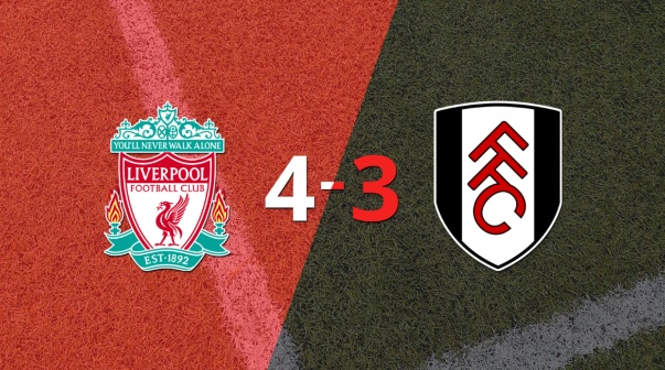 Doblete de Trent Alexander-Arnold en el triunfo 4-3 de Liverpool frente a Fulham