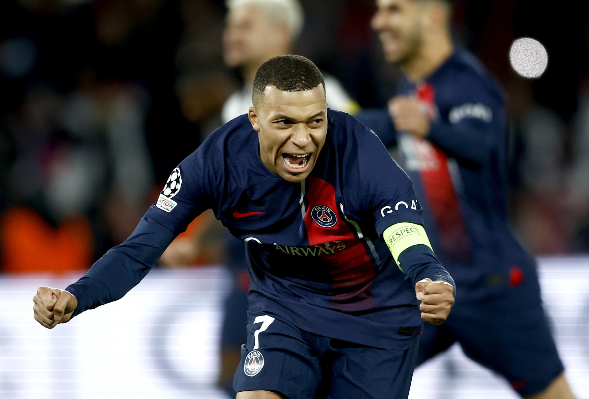 Kylian Mbappé en Paris Saint-Germain.