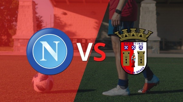 Napoli es superior a SC Braga y lo vence por 2-0