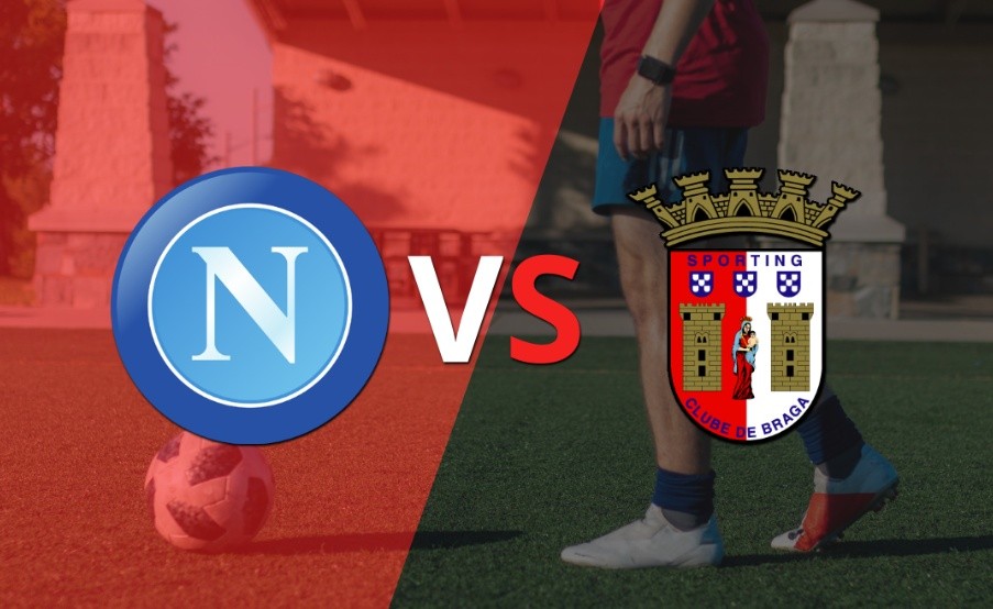 Napoli es superior a SC Braga y lo vence por 2-0
