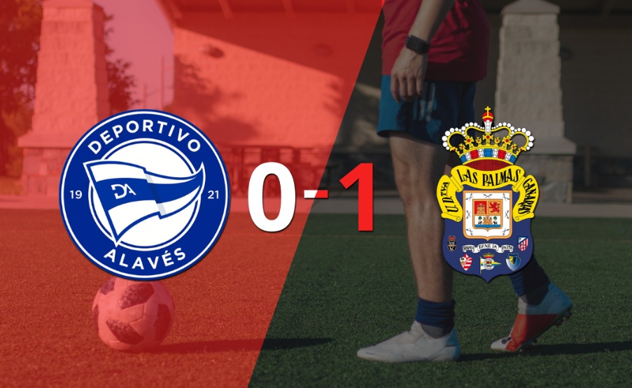 UD Las Palmas ganó por la mínima en su visita a Alavés