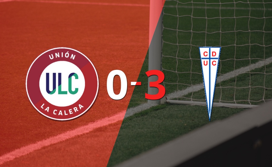 Con doblete de Gonzalo Tapia, U. Católica liquidó 3-0 a U. La Calera