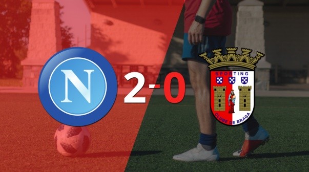 SC Braga cayó 2-0 en su visita a Napoli