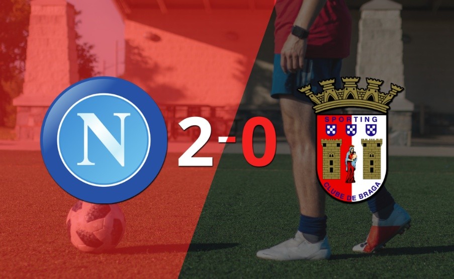 SC Braga cayó 2-0 en su visita a Napoli