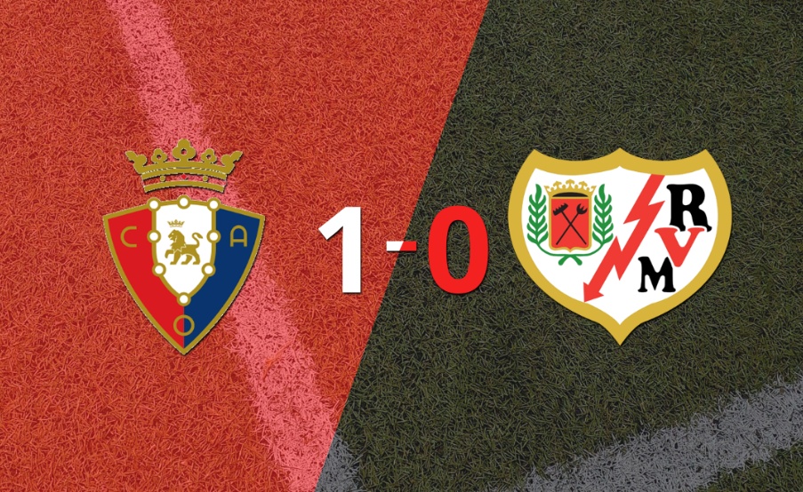 Apretada victoria de Osasuna frente a Rayo Vallecano