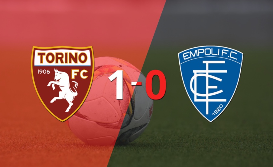 En su casa Torino derrotó a Empoli 1 a 0