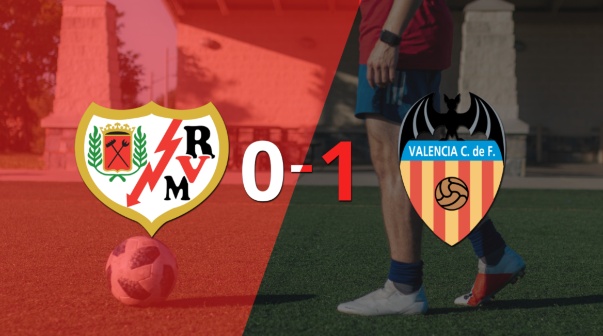 Valencia ganó por la mínima en su visita a Rayo Vallecano