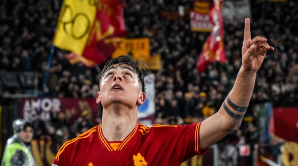 Partido histórico para Dybala con la Roma ante Torino