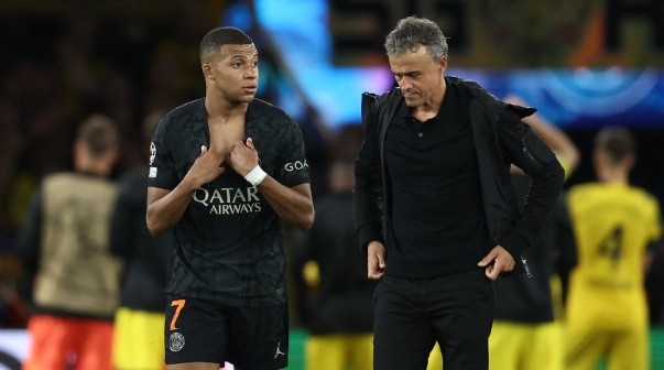 Luis Enrique le apuntó a Mbappé antes de PSG vs. Real Madrid: 