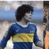 Diego Maradona y Ángel Clemente Rojas, ídolos de Boca