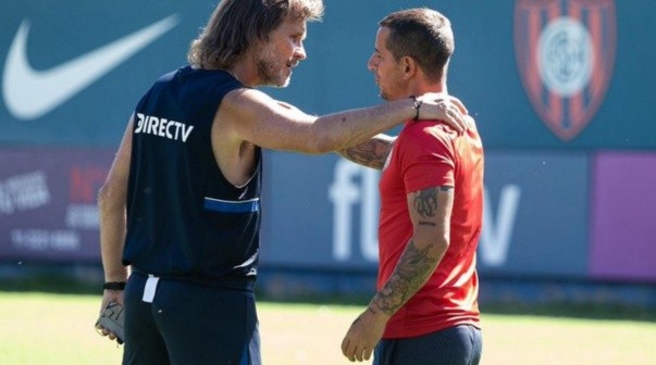 Rubén Darío Insúa y Leandro Romagnoli en San Lorenzo.
