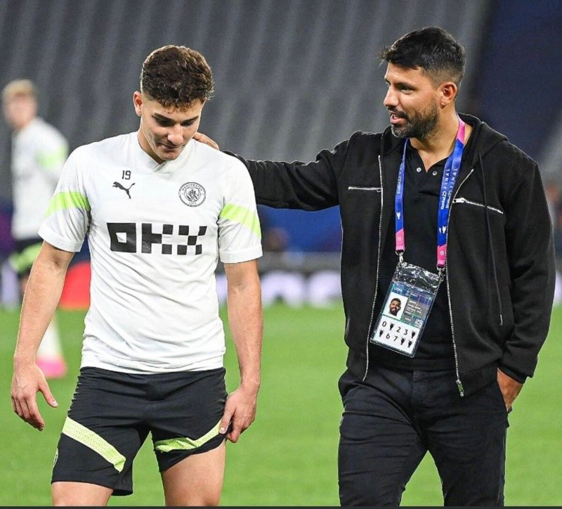  Sergio Agüero no se calló nada sobre Julián Álvarez