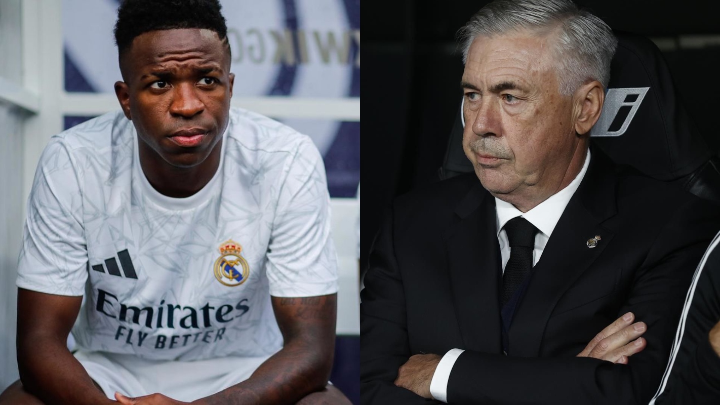 Ancelotti, sin filtros con el escándalo de Vinicius en Real Madrid vs Barcelona: 