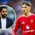 El DT de Manchester United le marcó la cancha a Garnacho: 