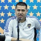 Riquelme se mostró junto al próximo DT de Boca tras la salida de Gago