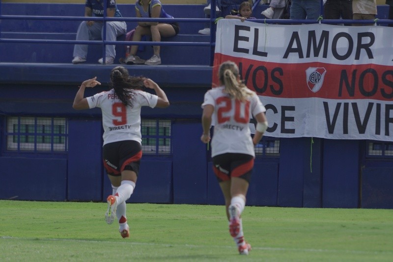 Mercedes Pereyra puso el 2-2 definitivo entre River y Boca, en el Superclásico femenino. Mercedes Pereyra puso el 2-2 definitivo entre River y Boca, en el Superclásico femenino.