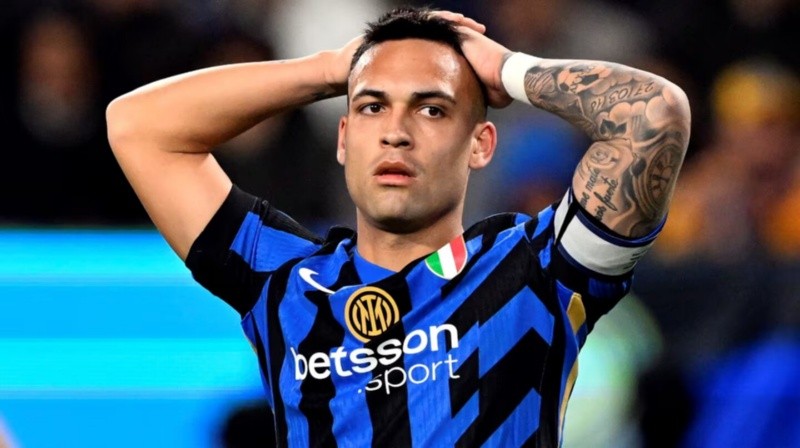 Lautaro Martínez sufrió una distensión en el muslo izquierdo ante Barcelona Lautaro Martínez sufrió una distensión en el muslo izquierdo ante Barcelona