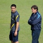 El palazo de Falcioni al hermano de Riquelme en Boca: 