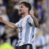 Alexis Mac Allister. Argentina vs Brasil. Eliminatorias Copa del Mundo 2026. Fotobaires 25/3/2025