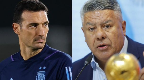 La advertencia del Chiqui Tapia sobre el futuro de Scaloni en Argentina: 