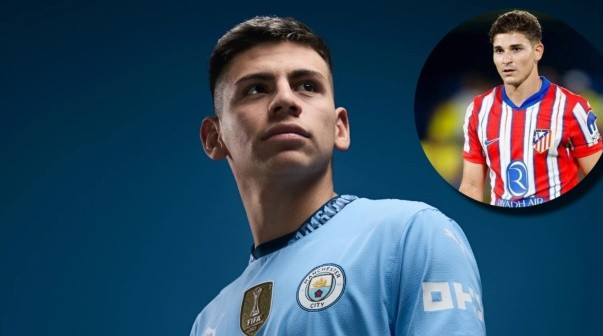 Echeverri reveló lo que le dijo Julián Álvarez por su llegada a Manchester City: 