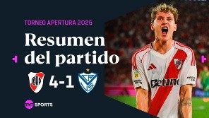 Por la fecha 16 del Torneo Apertura, el Millonario venció 4-1 al Fortín.