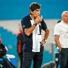 Gustavo Costas. Racing de Avellaneda vs Bucaramanga. Copa Libertadores. Conmebol. Fase de Grupo. 10/4/2025