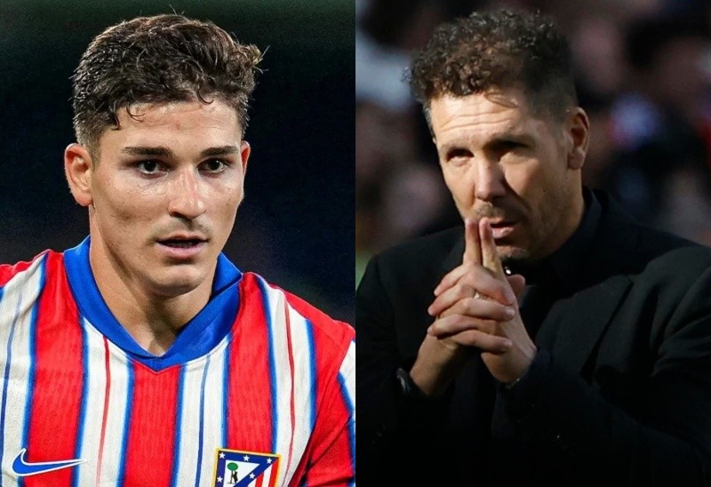 Simeone, sin filtro sobre Julián Álvarez antes del Mundial Simeone, sin filtro sobre Julián Álvarez antes del Mundial