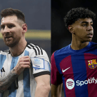 Guardiola eligió entre Messi y Lamine Yamal: 