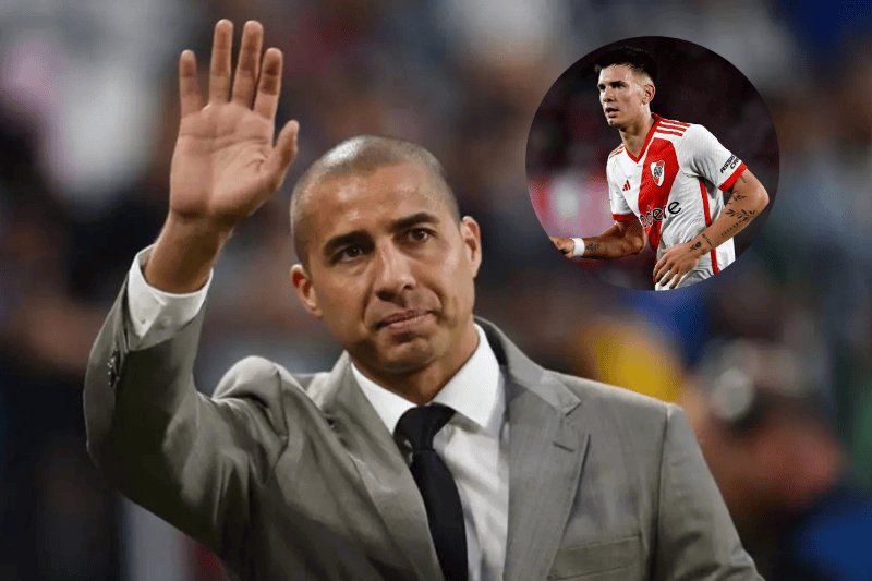 Trezeguet no se guardó nada sobre Mastantuono en River Trezeguet no se guardó nada sobre Mastantuono en River