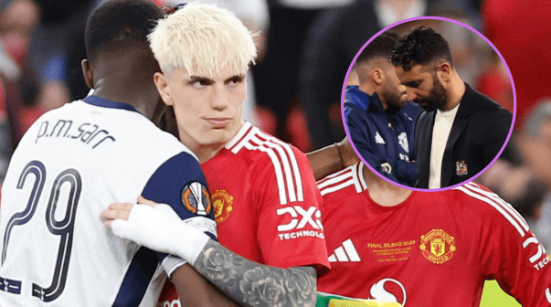 El DT del Manchester United, sin filtro sobre Garnacho: 