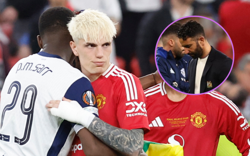El DT del Manchester United contestó picante a Garnacho El DT del Manchester United contestó picante a Garnacho