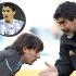 Burdisso contó cómo se llevaban Messi y Maradona en la Selección: 