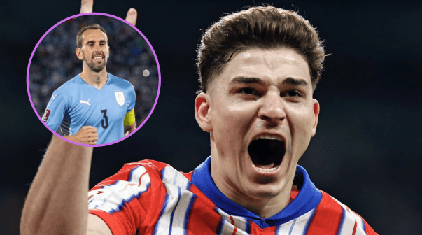 Diego Godín apuntó a Julián Álvarez en Atlético Madrid y sorprendió: 