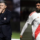 El Chori Domínguez, sincero con Gallardo en River: 