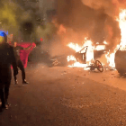 Caos y destrucción en París tras la consagración del PSG en la Champions