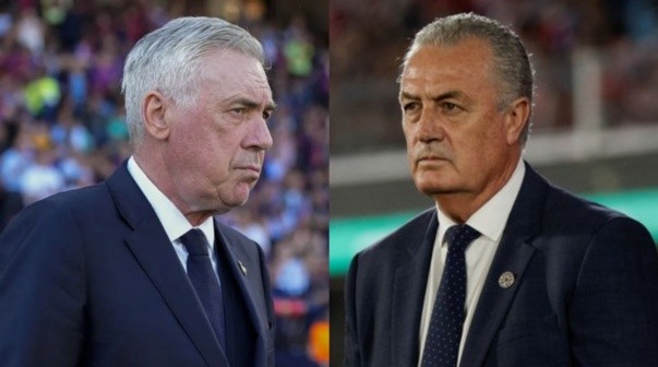 Alfaro se plantó con Ancelotti en la previa de Brasil vs. Paraguay: 