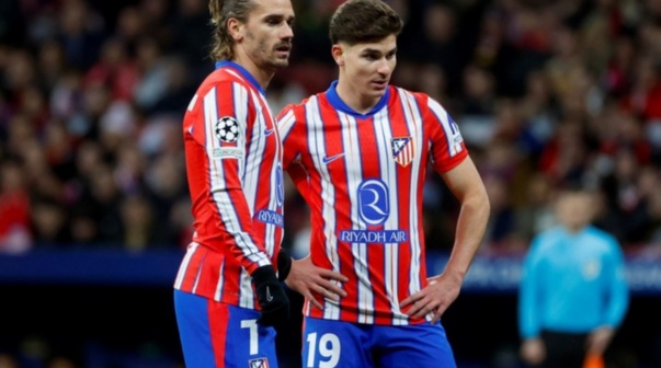 El reclamo de Griezmann a Julián Álvarez en Atlético Madrid: 