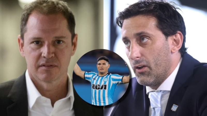 Diego Milito cruzó a Brito por la salida de Maxi Salas de Racing a River 